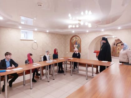 Участие в I туре X Олимпиады воскресных школ по Закону Божию и церковнославянскому языку