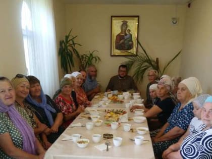 Божественная литургия и молебен в Храме Рождества Христова, с. Крестово-Городище