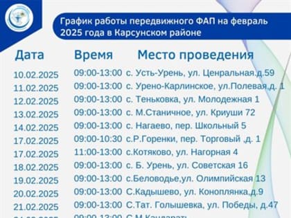 Мобильный фельдшерско-акушерский пункт заработает в Карсунском районе