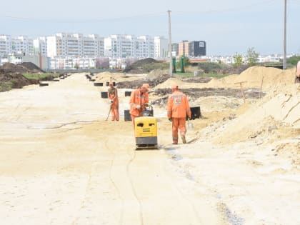 По нацпроекту «Жильё и городская среда» в Ульяновске ведётся строительство двух автодорог