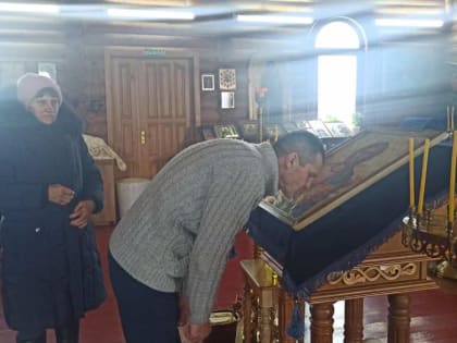 Чтение Великого покаянного канона в п.Александровка