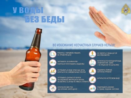 Соблюдайте правила безопасности на водоёмах