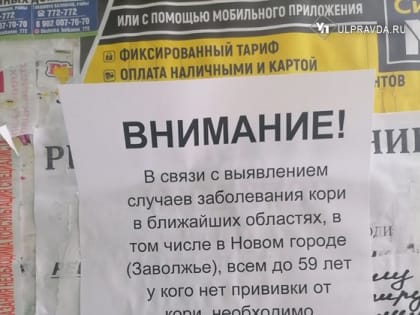 Корь дошла до Ульяновска, жителям рекомендуют сделать прививки