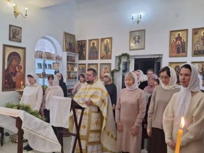 Рождественское мероприятие в храме вмч. Георгия Победоносца п. Солнечная Поляна