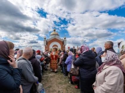 В День памяти Николая Чудотворца состоялось богослужение на Никольской горе в поселке Сурское