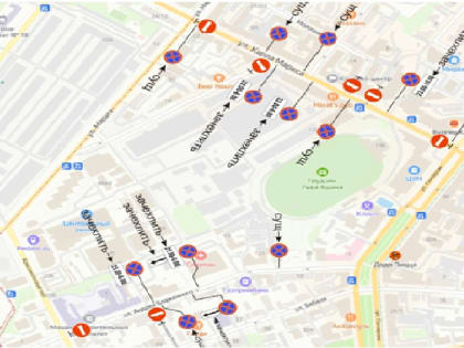 В день футбольного матча «Волга» – «Зенит» в центре Ульяновска возможно ограничение движения транспорта