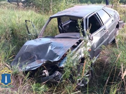 На трассе Загоскино – Белое Озеро – Родниковые Пруды ВАЗ опрокинулся в кювет