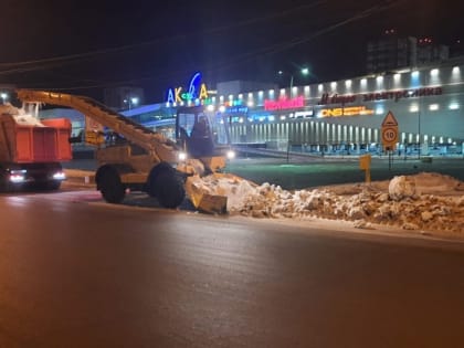 С улиц Ульяновска вывезли почти 8 тысяч самосвалов снега