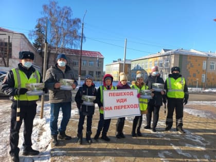 Автоинспекторы напомнили юным пешеходам правила безопасности на дорогах