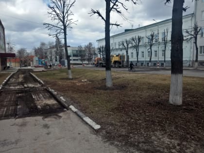 В Ульяновске началась подготовка к обустройству Театрального сквера