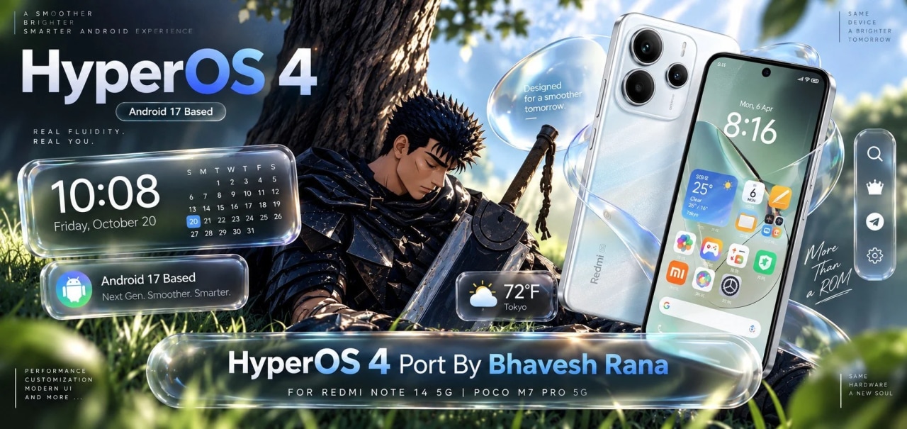 Project berserker hyperos 4 port from xiaomi 17T