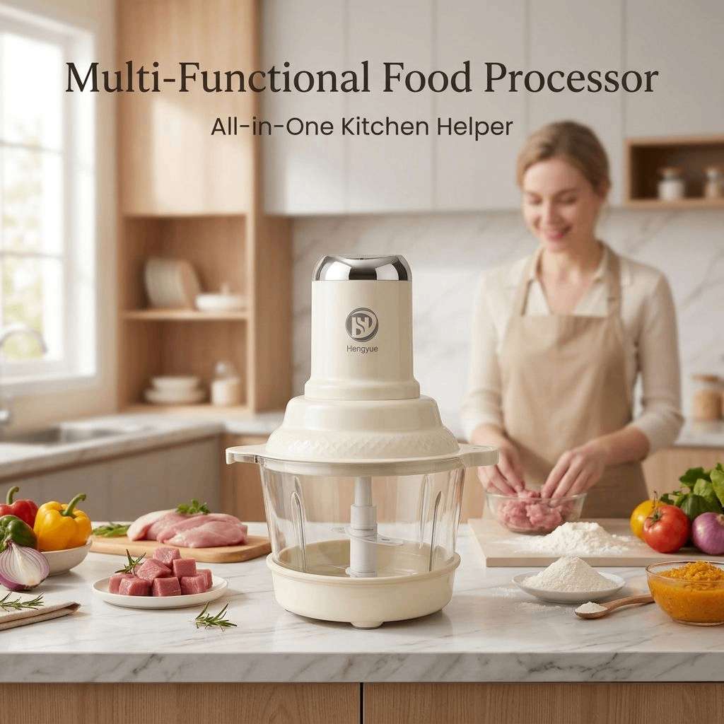 4-in-1 Multifunctional Meat Grinder, Dough Mixer & Grinder