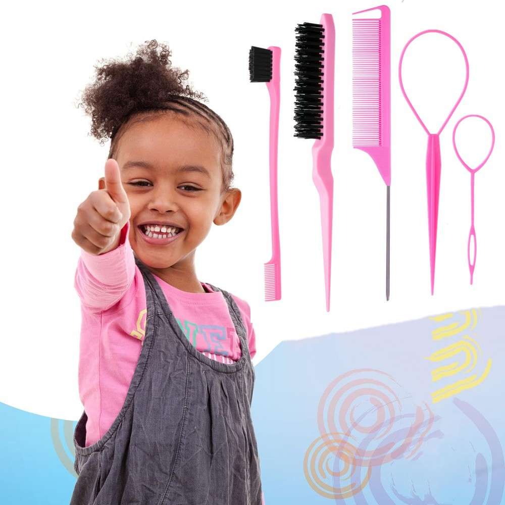 Hair styling comb and hair remover set