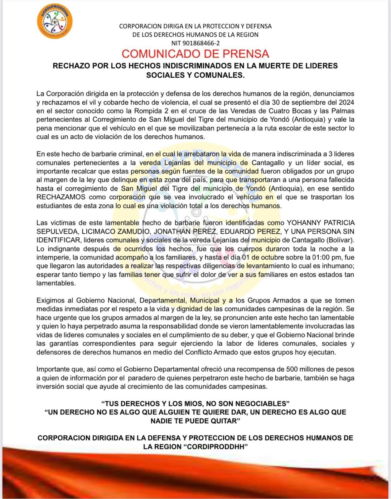 Acompañamiento a las victimas