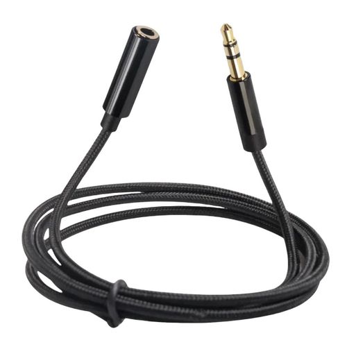 3.5mm Male-to-Female Audio Extension Cord for Phones Tablets MP3 Players