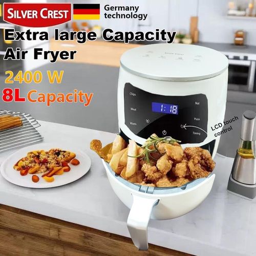 SILVER CREST 8L Extra Large AirFryer-White
