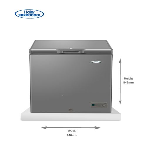 Haier Thermocool 259 Litres Inverter Chest Freezer (HTF-259V SLV)