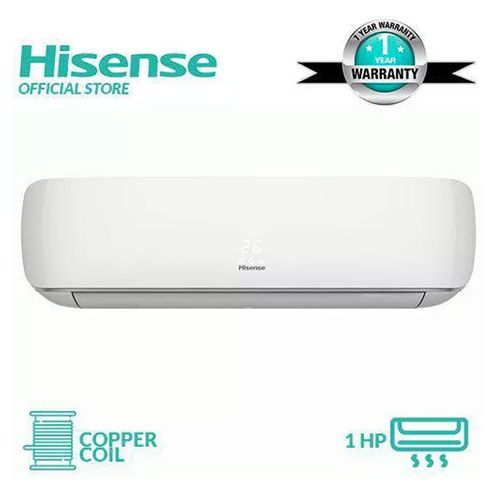 Hisense 1HP Copper Coil Split Air Conditioner (AS09TG) - White With 1 Year Warranty