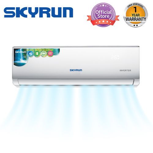 Skyrun 1HP Split Inverter Air Conditioner (KF-25GWHDI-AB/Z)/KF-25GWHDI-QC/A - White and Light Grey