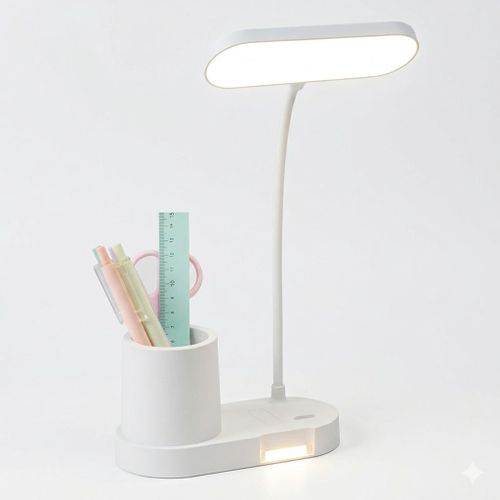 Rechargeable Reading Lamp USB Table Lamp DC Light TypeC PHONE HOLDER PEN CUP