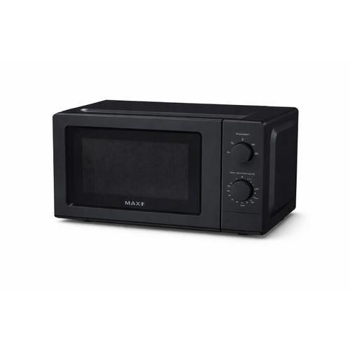 Maxi 20L Manual Microwave Oven – Fast Heating, Compact, 5 Power Levels, Black