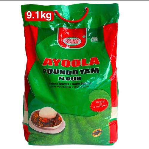 Ayoola Foods Pounded Poundo Ayoola Yam fufu Flour Powder 9.1kg
