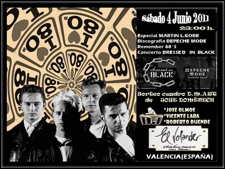 Primer concierto de Dressed In Black el 4 de Junio