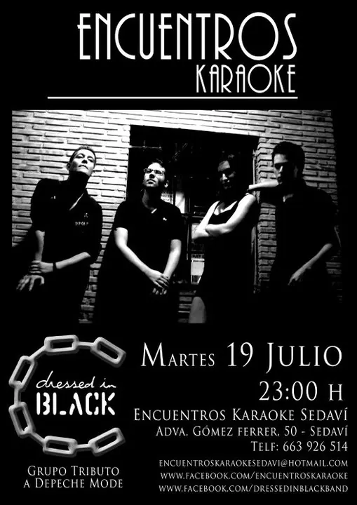 Segundo concierto de Dressed In Black… ¡y pronto el tercero!
