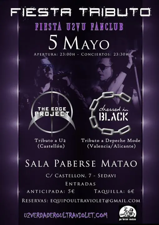 Depeche Mode vs U2 - 5 de Mayo
