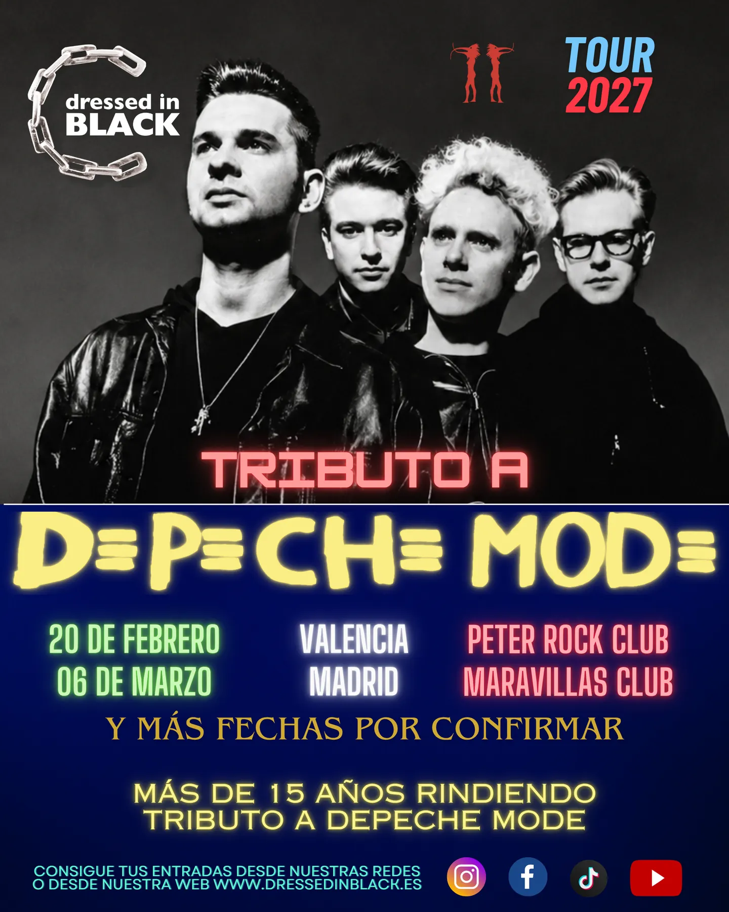 ¡Volvemos a los escenarios con nuestro TOUR 2027!