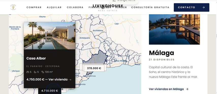 Portal Inmobiliario CFLIVING