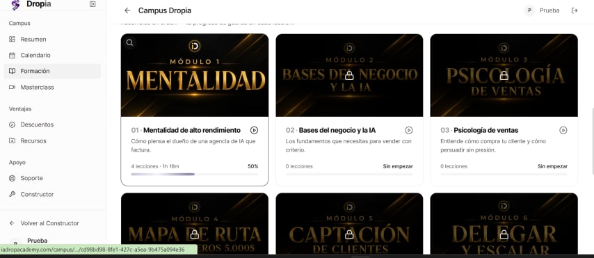 Sesiones grabadas