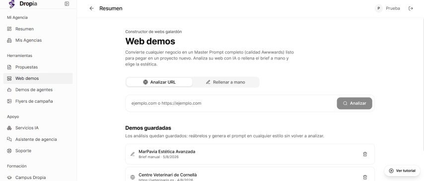 Generador de webs con ia 