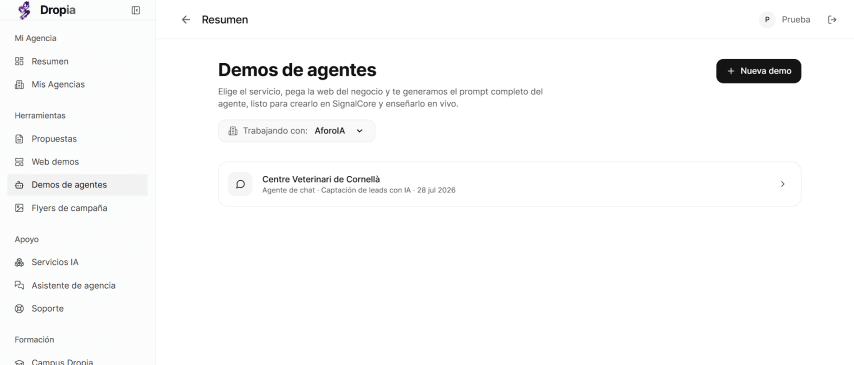 Generador De agentes de ia