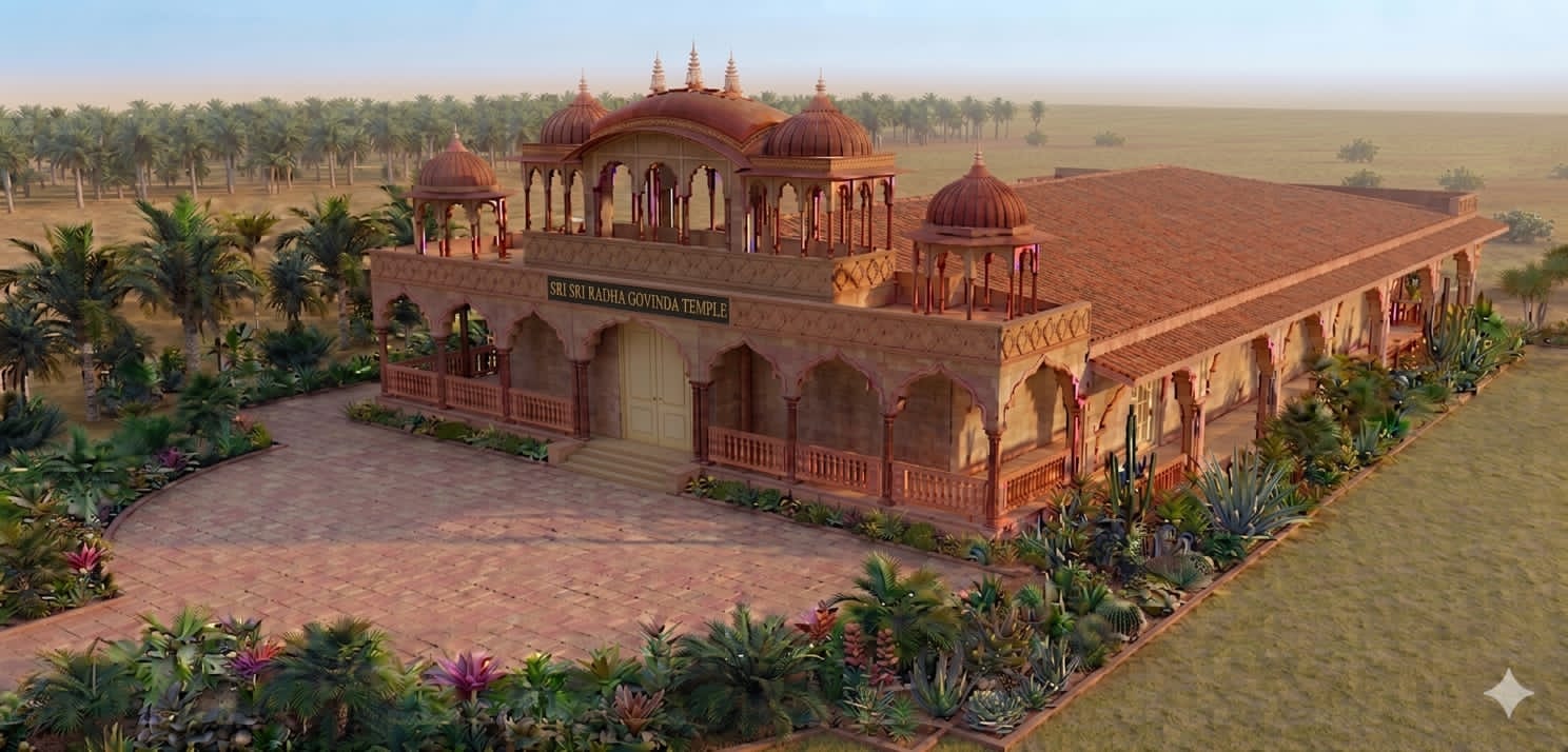 Temple mood for Prabhupada remembrance