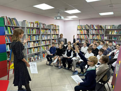 Встречу с детским писателем организовали в библиотеке №258