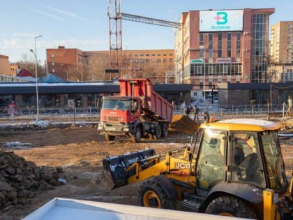 В Подольске демонтируют последний старый торговый павильон у Центрального рынка