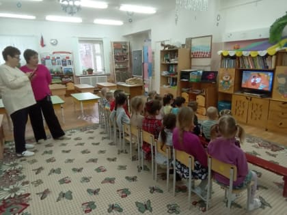 Старорузским дошколятам – о том, вести себя зимой