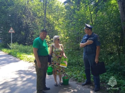 Противопожарные рейды проведены в Клину