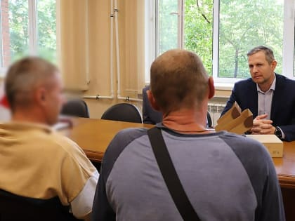 Глава Пущино Алексей Воробьев встретился с участниками СВО