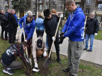 Жуковские партийцы приняли участие в акции «Лес Победы»