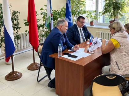 Андрей Голубев встретился с жителями территориального отдела Базаровский городского округа Кашира в рамках работы выездной администрации