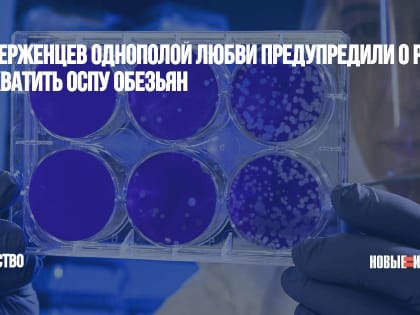 Приверженцев однополой любви предупредили о риске подхватить оспу обезьян