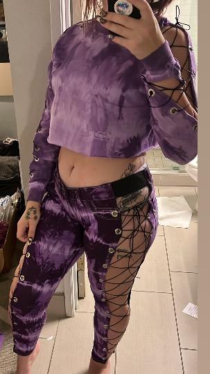 Bubble Butt Purple Hair (pasadena)