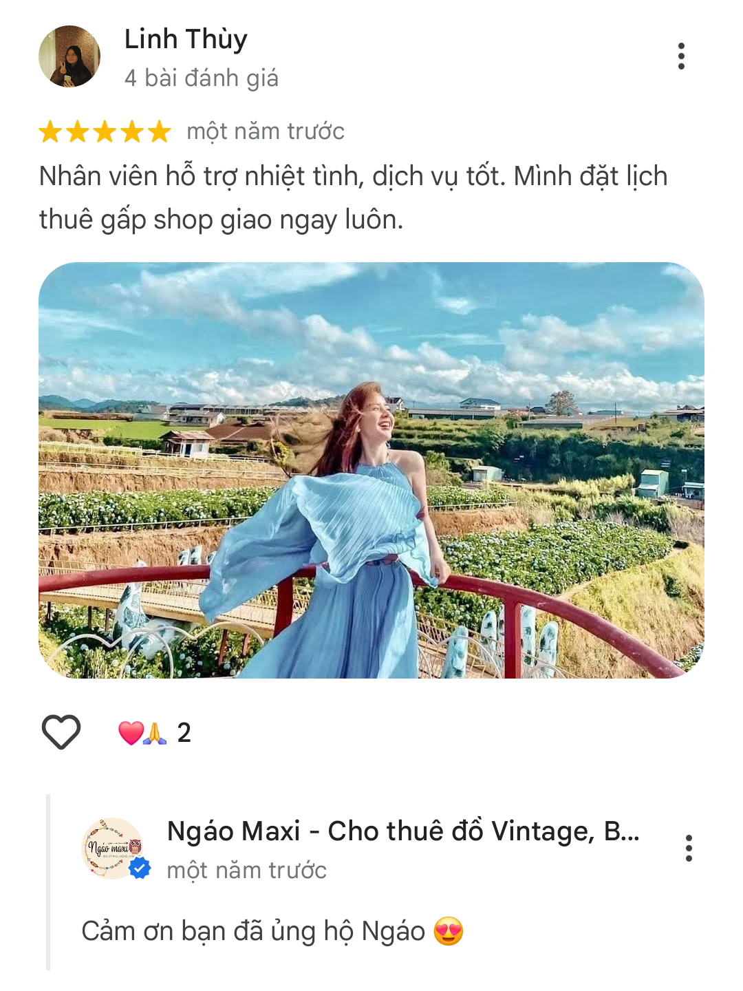 Feedback khách - vintage editorial