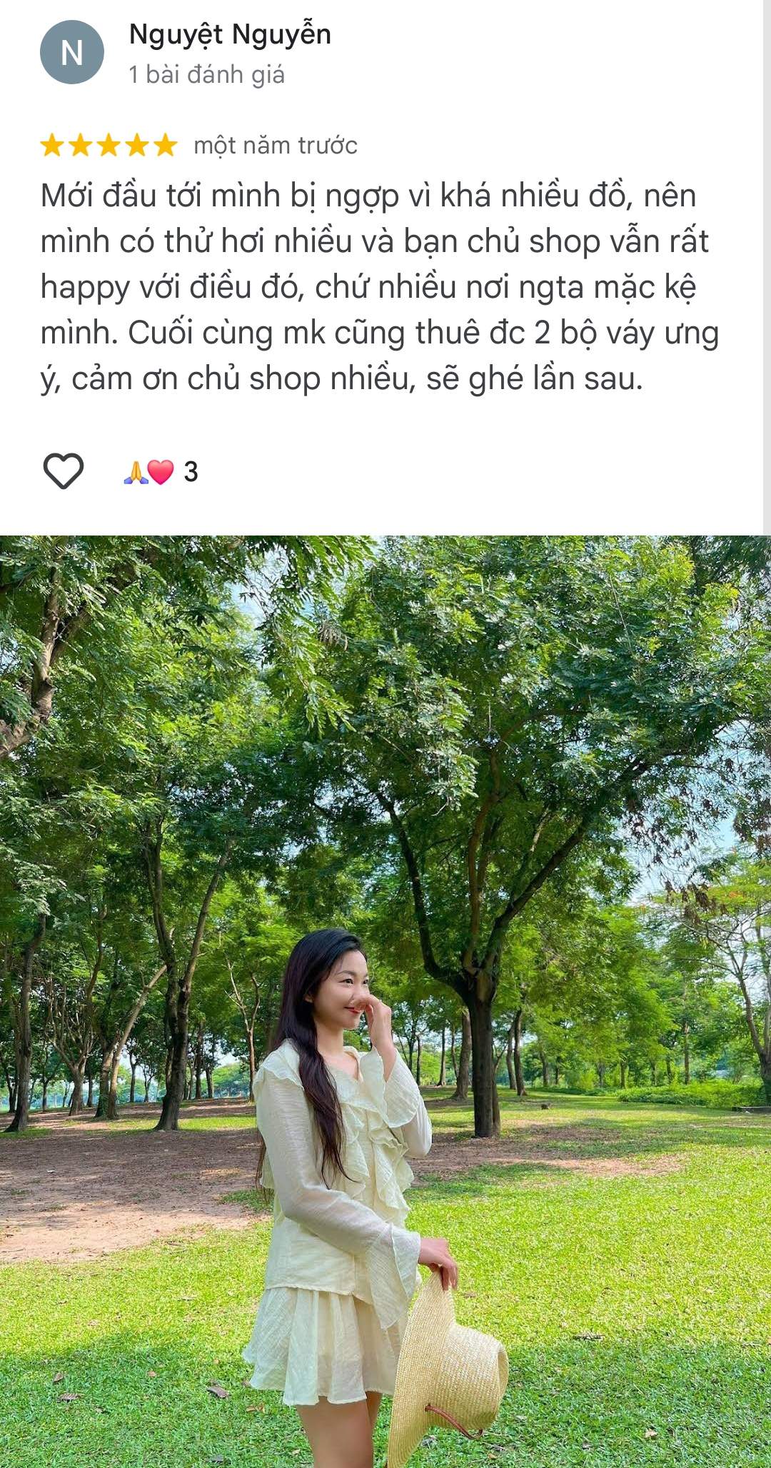 Feedback khách - concept chụp hình nàng thơ