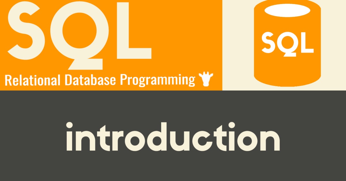 SQL - Database Programming Language by: Giraffe Academy on work.courses ...