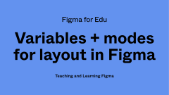 Variables and modes in Figma