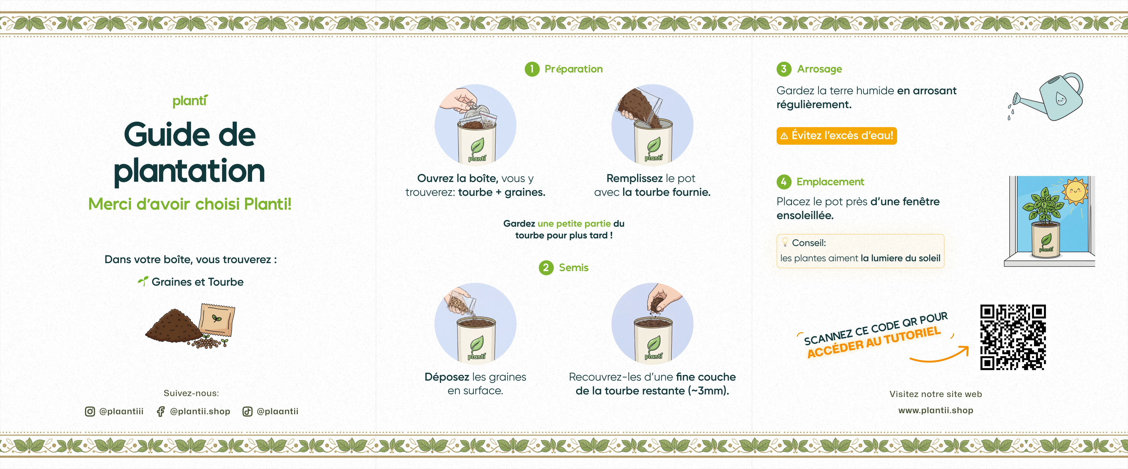 Guide de plantation Planti - Français