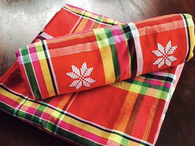 Patadyong — Red / 1m x 1m